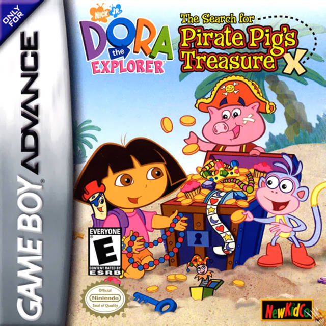   GBA (Game Boy Advance): Dora: Search for the Pirates Pig’s Treasure