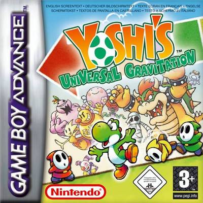   GBA (Game Boy Advance): Yoshi: Topsy Turvy (Yoshi's Universal Gravitation)