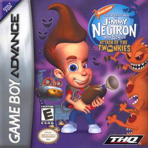   GBA (Game Boy Advance): Adventures of Jimmy Neutron Boy Genius: Attack of the Twonkies, The (Jimmy Neutron: Boy Genius)