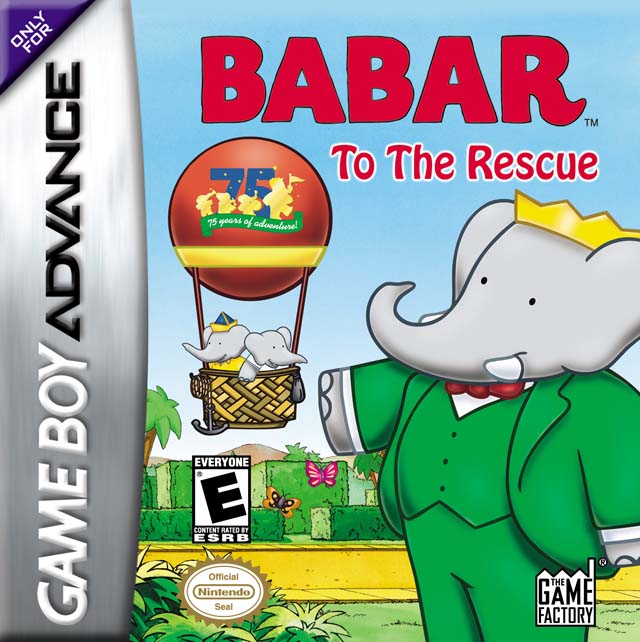 Игра для GBA (Game Boy Advance): Babar: To The Rescue Игра для GBA (Game Boy Advance): Babar: To The Rescue
