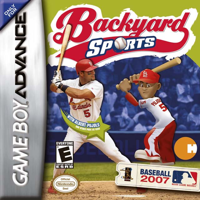  GBA (Game Boy Advance): Backyard Baseball, Backyard Baseball 2006, Backyard Baseball 2007