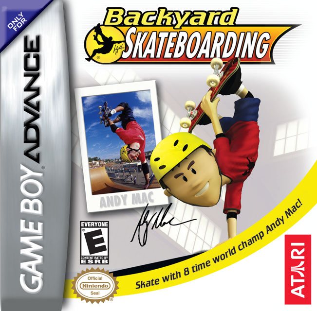  GBA (Game Boy Advance): Backyard Basketball, Backyard Basketball 2007, Backyard Football, Backyard Football 2006, Backyard Football 2007, Backyard Hockey, Backyard Skateboarding 2006