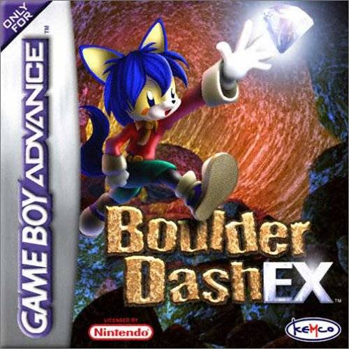 Игра для GBA (Game Boy Advance): Boulder Dash EX Игра для GBA (Game Boy Advance): Boulder Dash EX