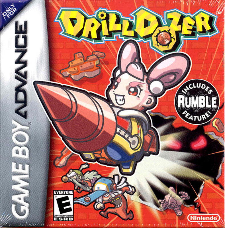 Игра для GBA (Game Boy Advance): Drill Dozer Игра для GBA (Game Boy Advance): Drill Dozer